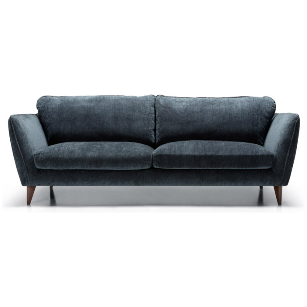 Stella 3 seater Sofa in dark blue by Sits - quick lead time