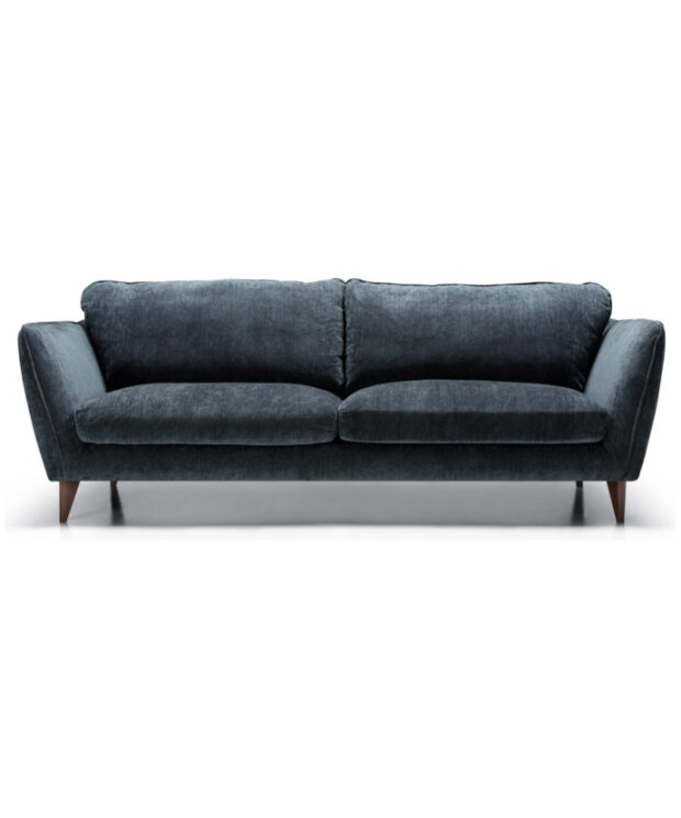 Stella 3 seater Sofa in dark blue by Sits - quick lead time