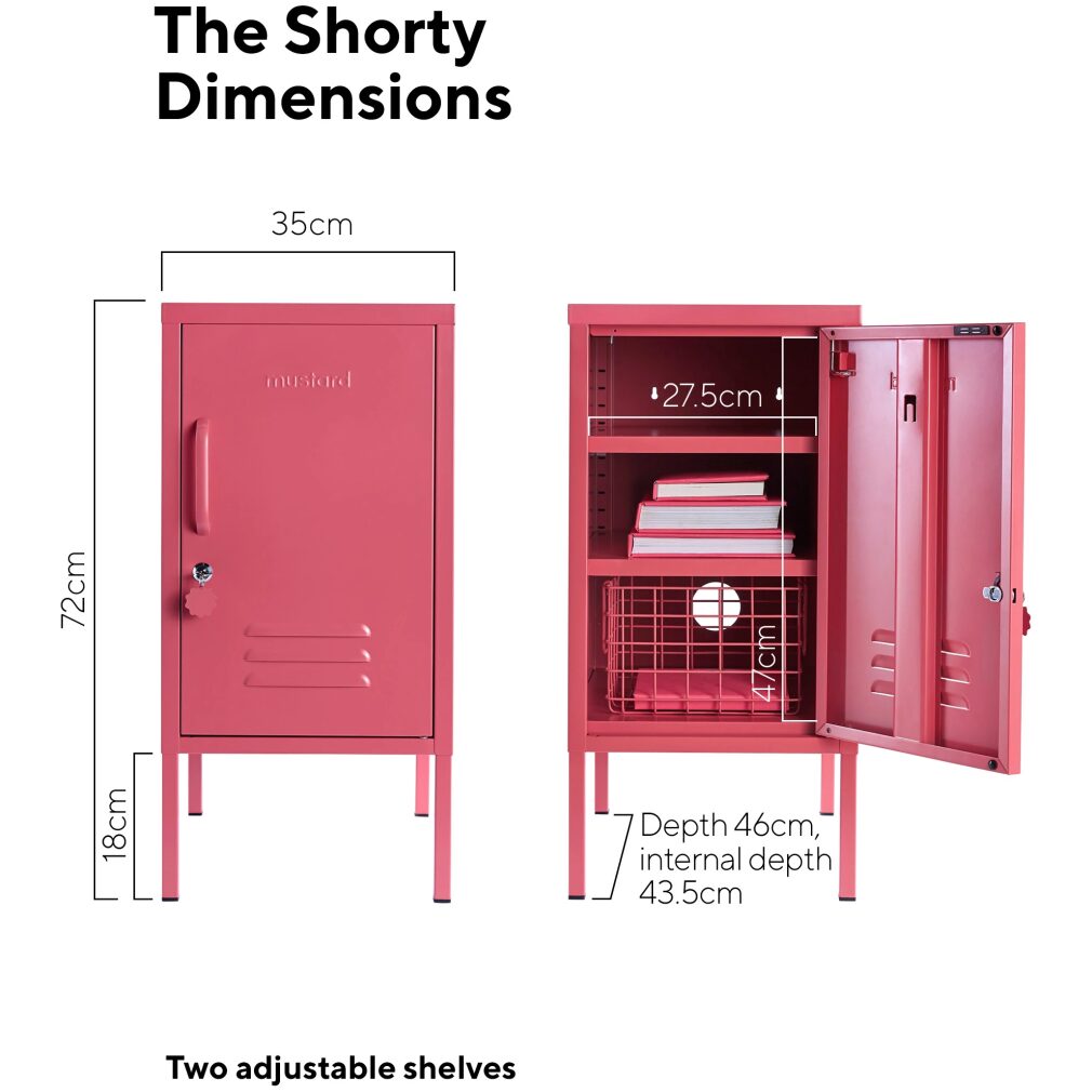 Shorty Locker by Mustard Made - Berry (Pink)