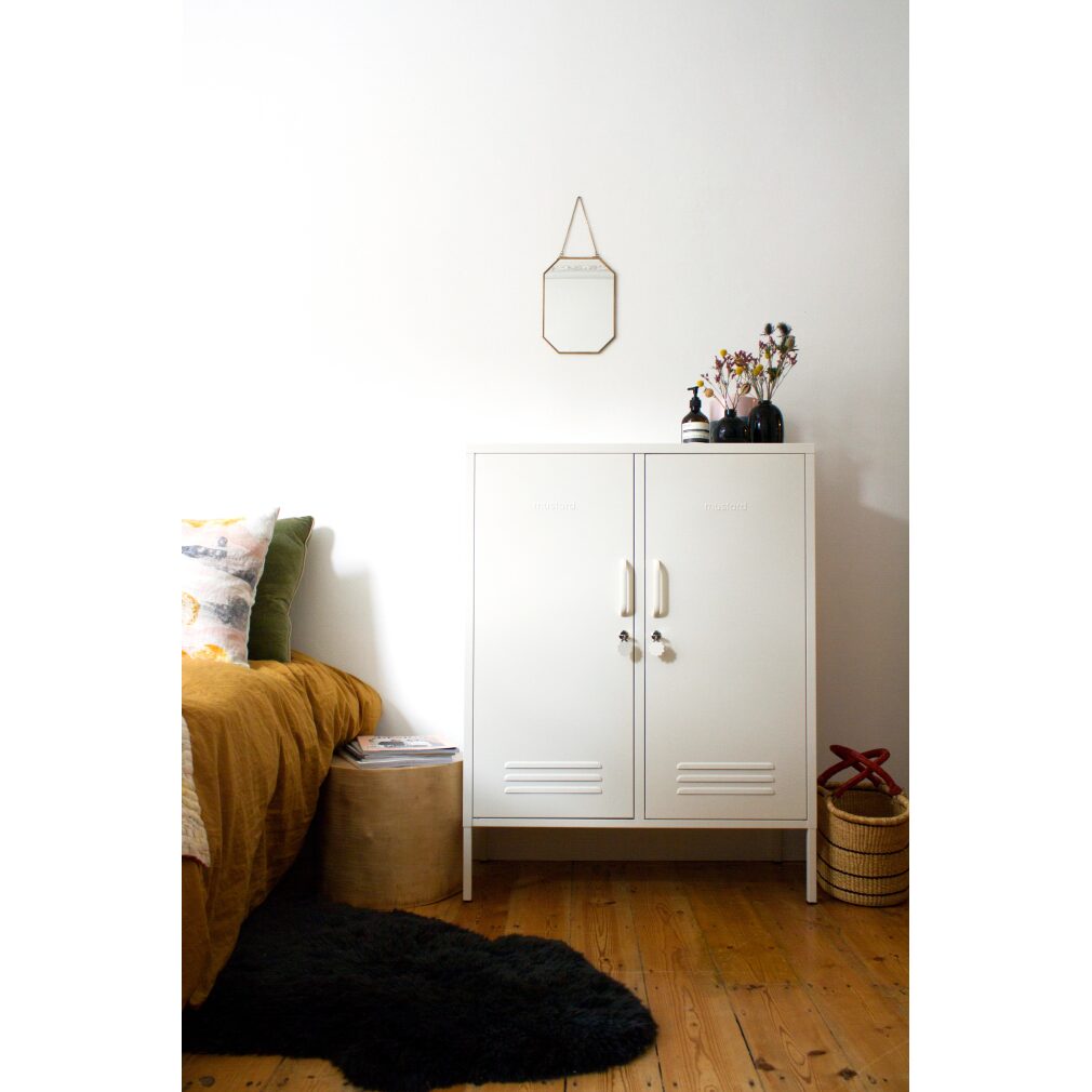 Midi Locker by Mustard Made - White