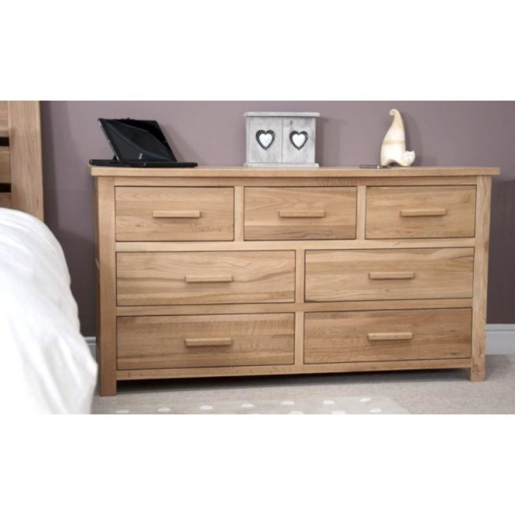 Opus Oak 7 Drawer Multi Chest.