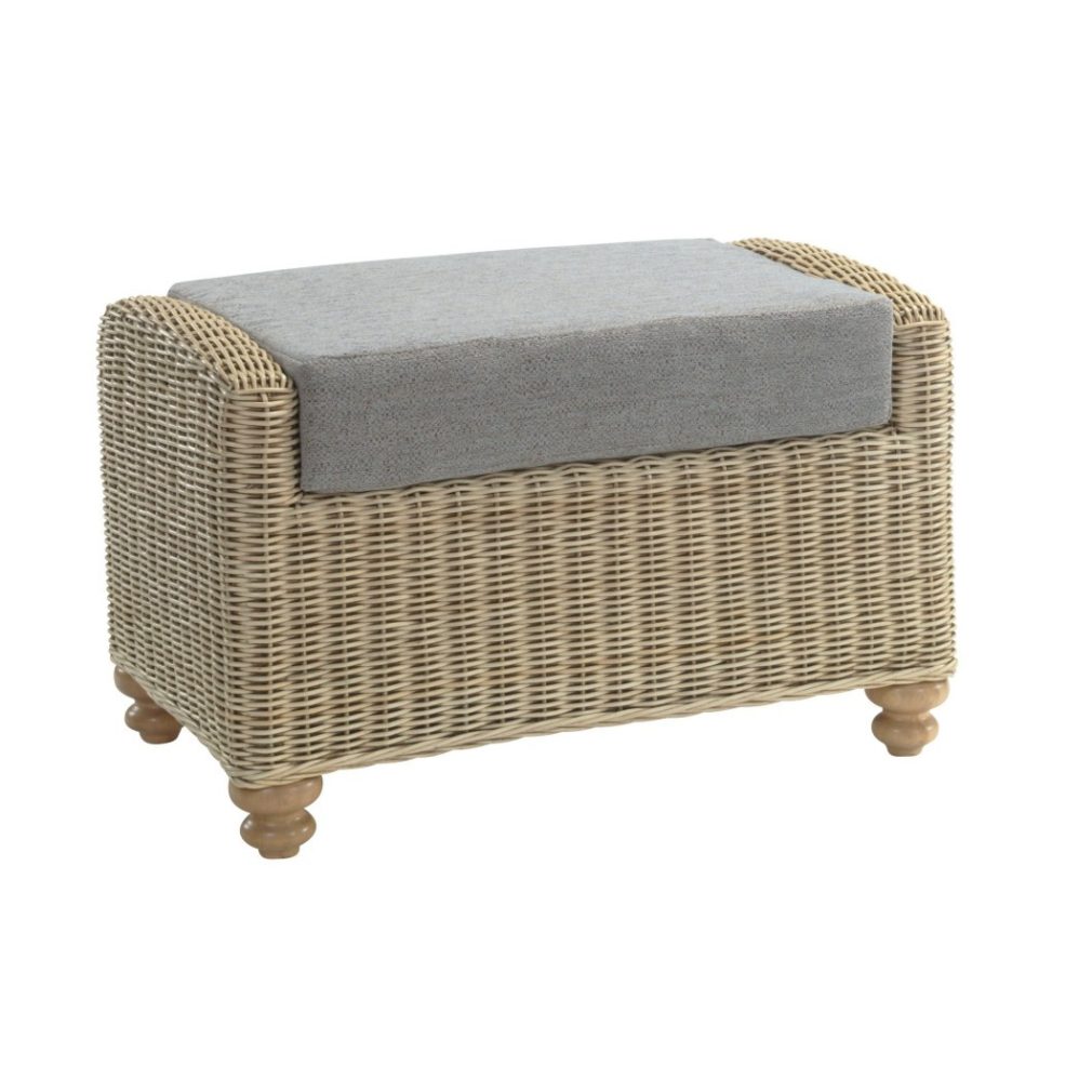 Stamford Footstool - Cane Furniture by Desser