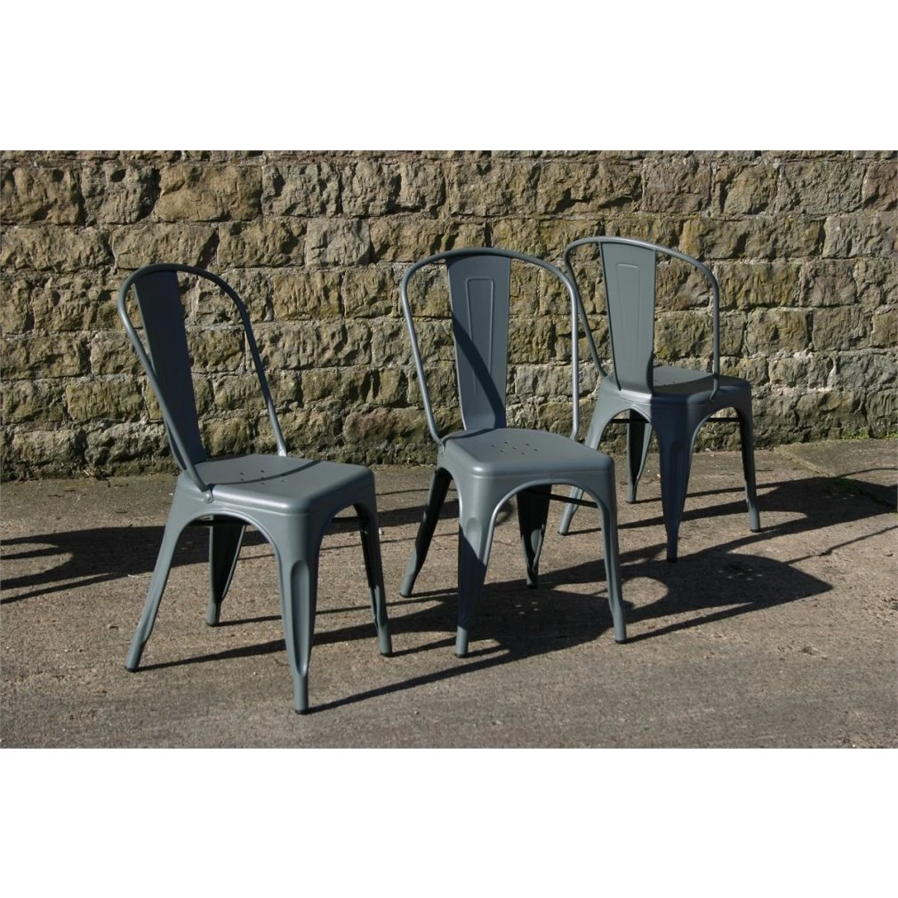 Mess Dining Chair - Metal Grey