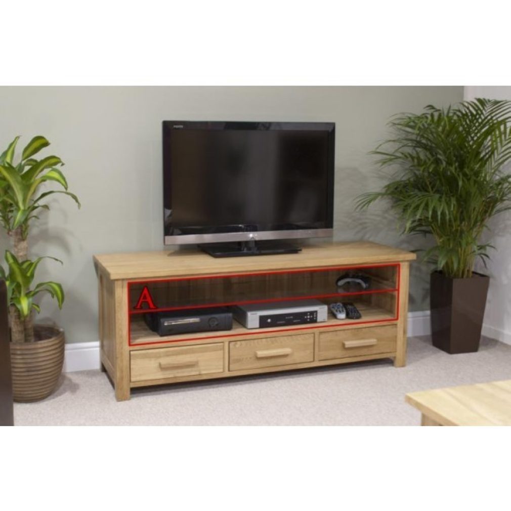 Opus Oak TV / Plasma Unit / stand - Medium