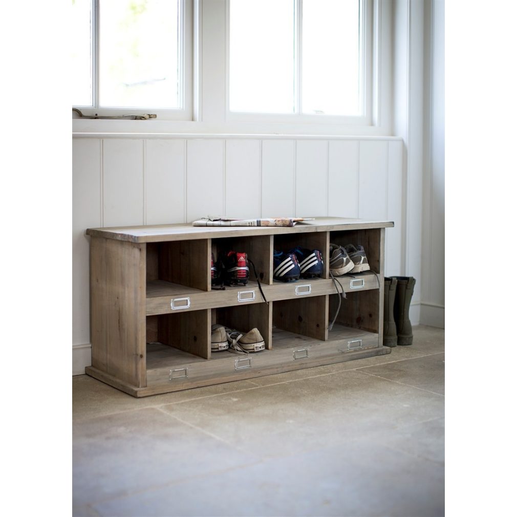 Hall Storage Bench - Chedworth 8 Shoe Locker