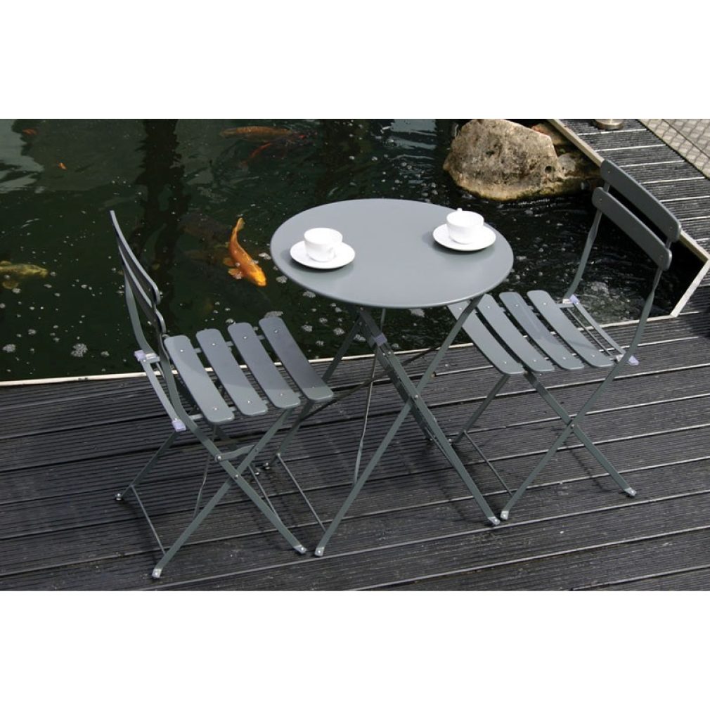 Garden Patio  / Bistro Table & 2x chairs set