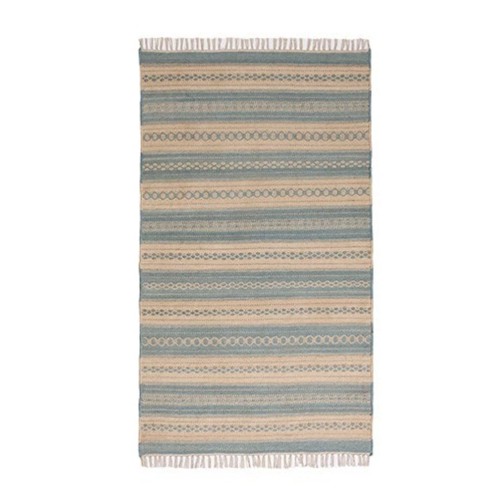 Palani stripe kilim rug, 90 x 150cm