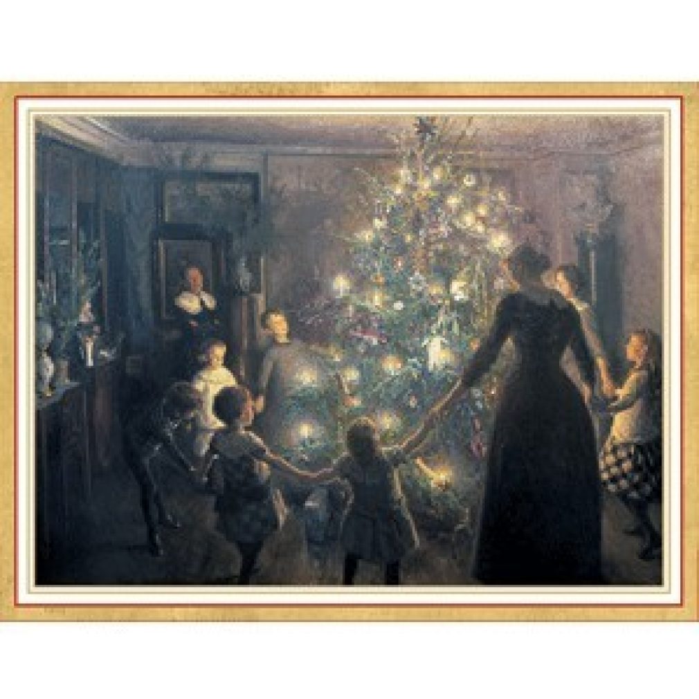 Christmas Card box of 12 Glade Jul (by Caspari)