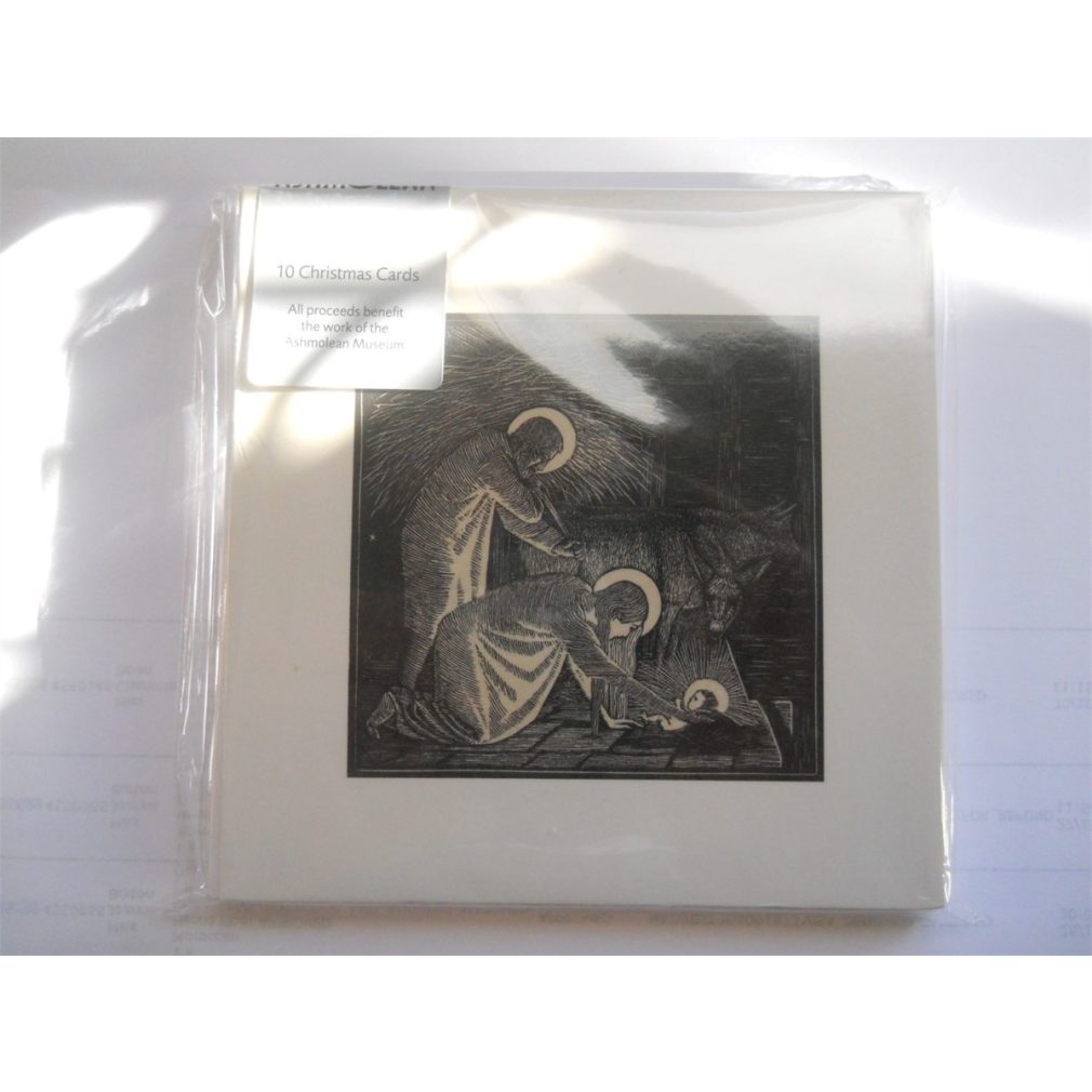 10 Christmas Cards - Ashmolean Museum Benefit - Nativity - Gwendolen Raverat (1885-1957)