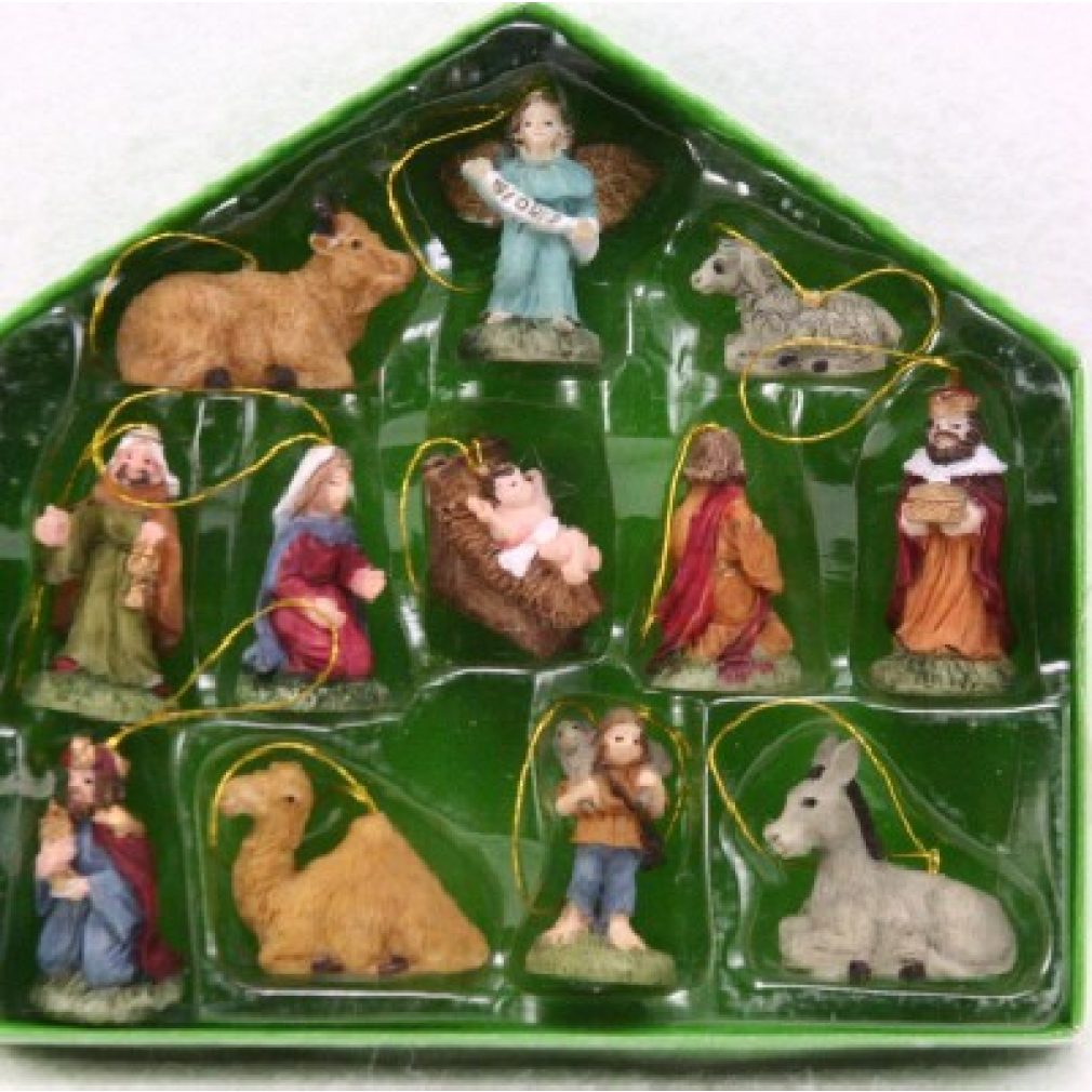 Christmas Nativity Decorations (pack of 12)