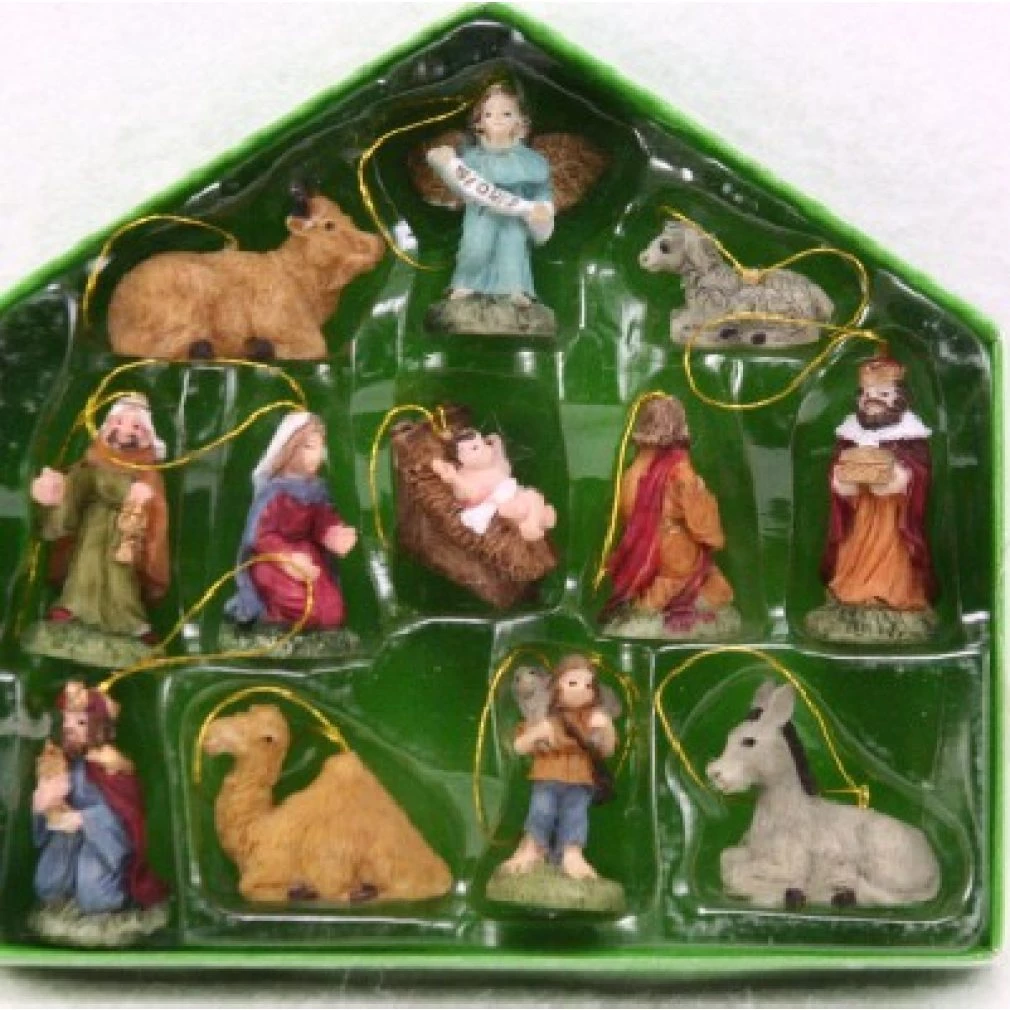 Christmas Nativity Decorations (pack of 12)