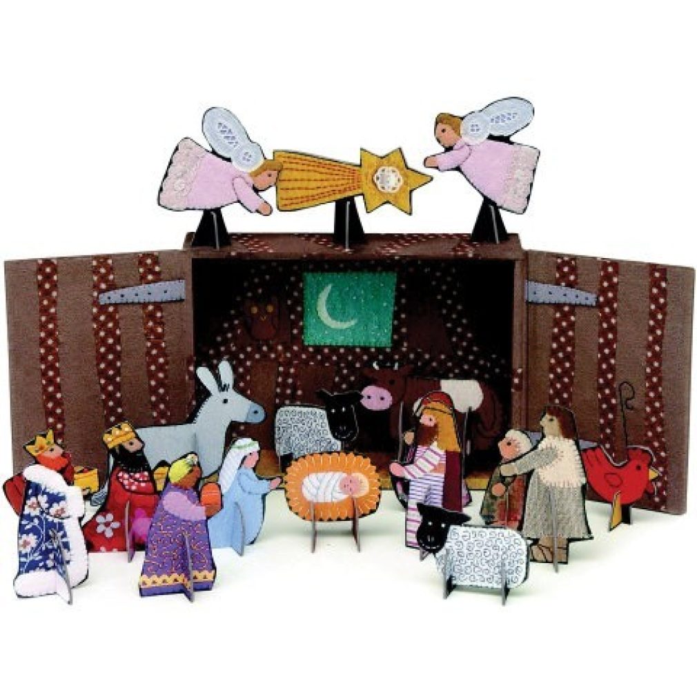 Petit (Roger) la Borde Pop & Slot Pop Up Nativity Scene