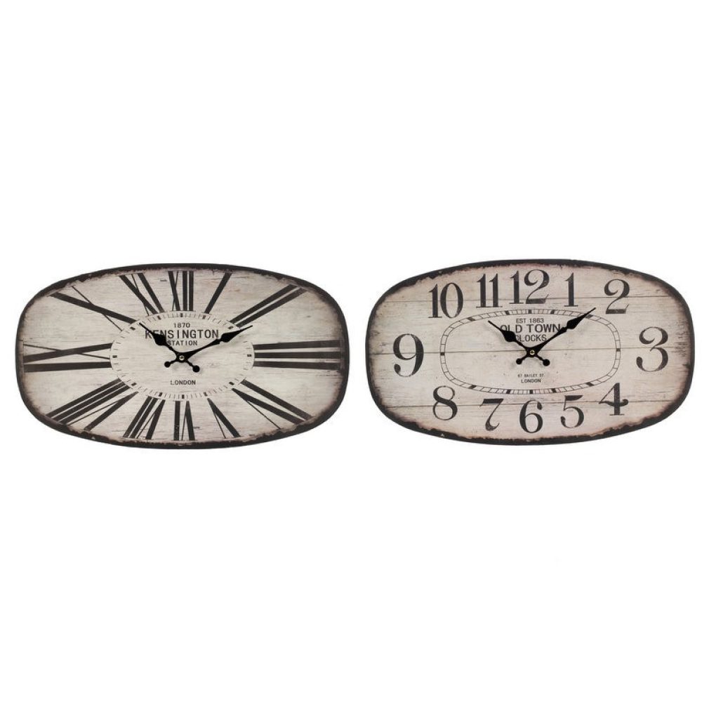 Oval Metal Clocks