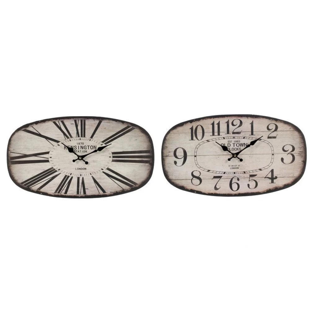 Oval Metal Clocks