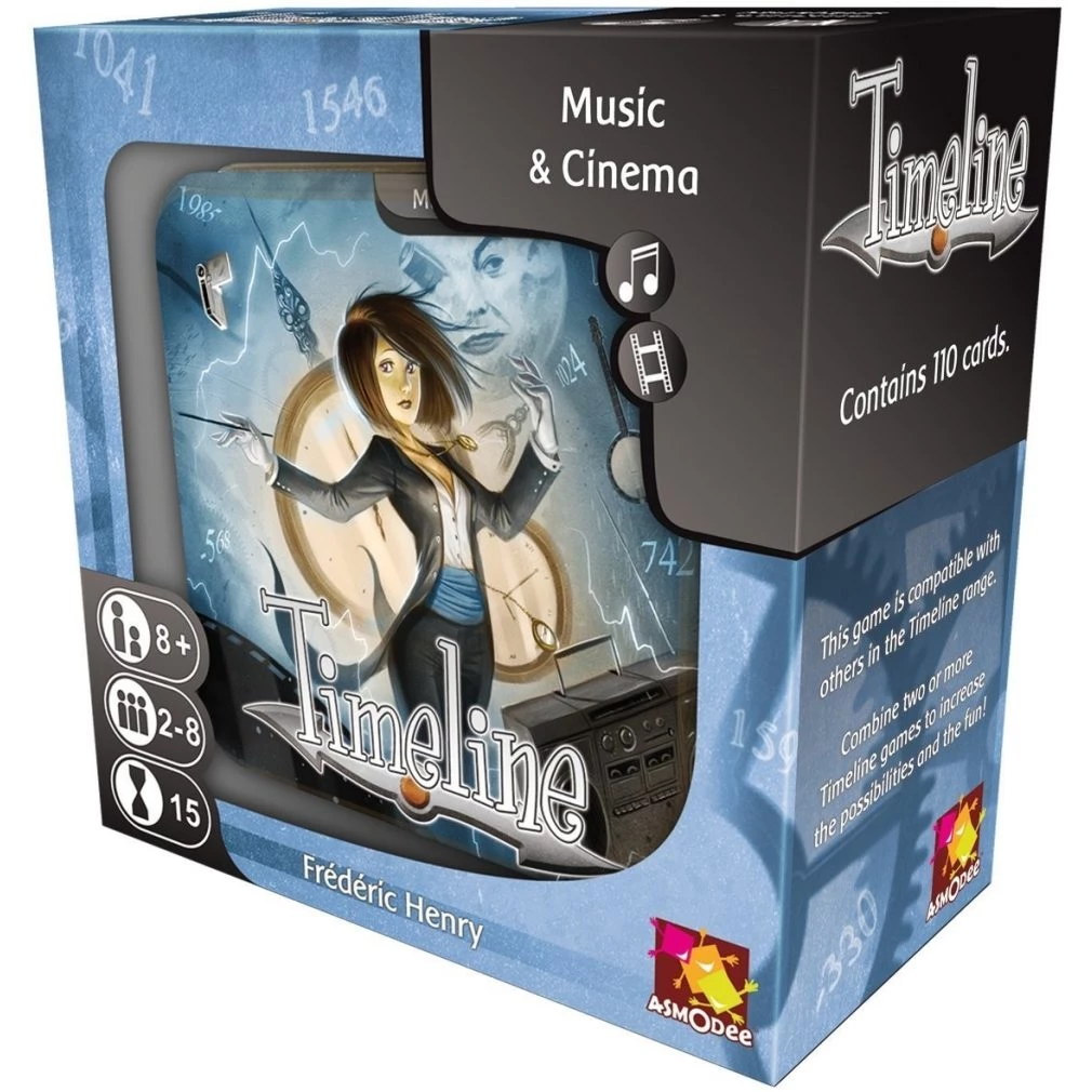 Timeline Card Game - Music & Cinema - by Asmodee