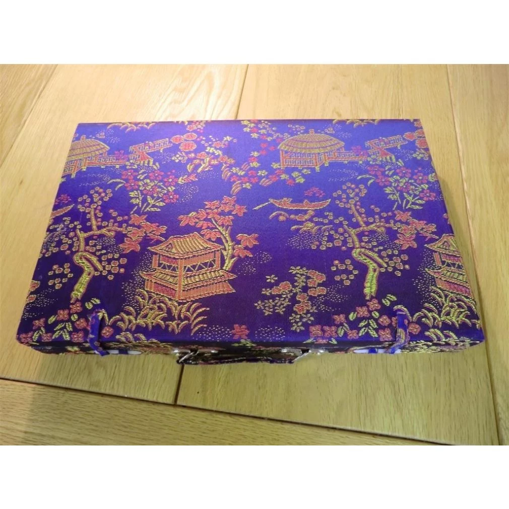 Mah-jong set Brocade - Small - Blue
