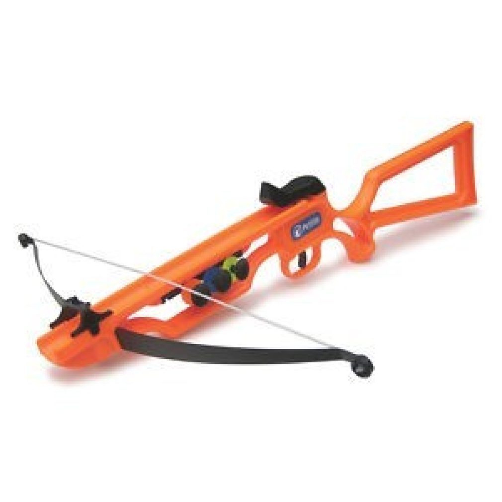 Orange Toy Crossbow by Petron + pack of 6 darts extra