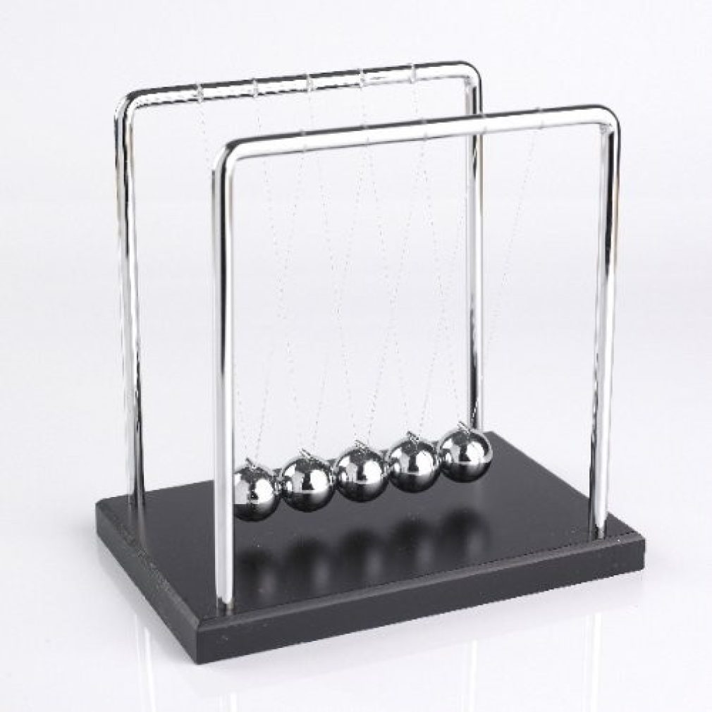 Newton's Cradle - Large with wooden base