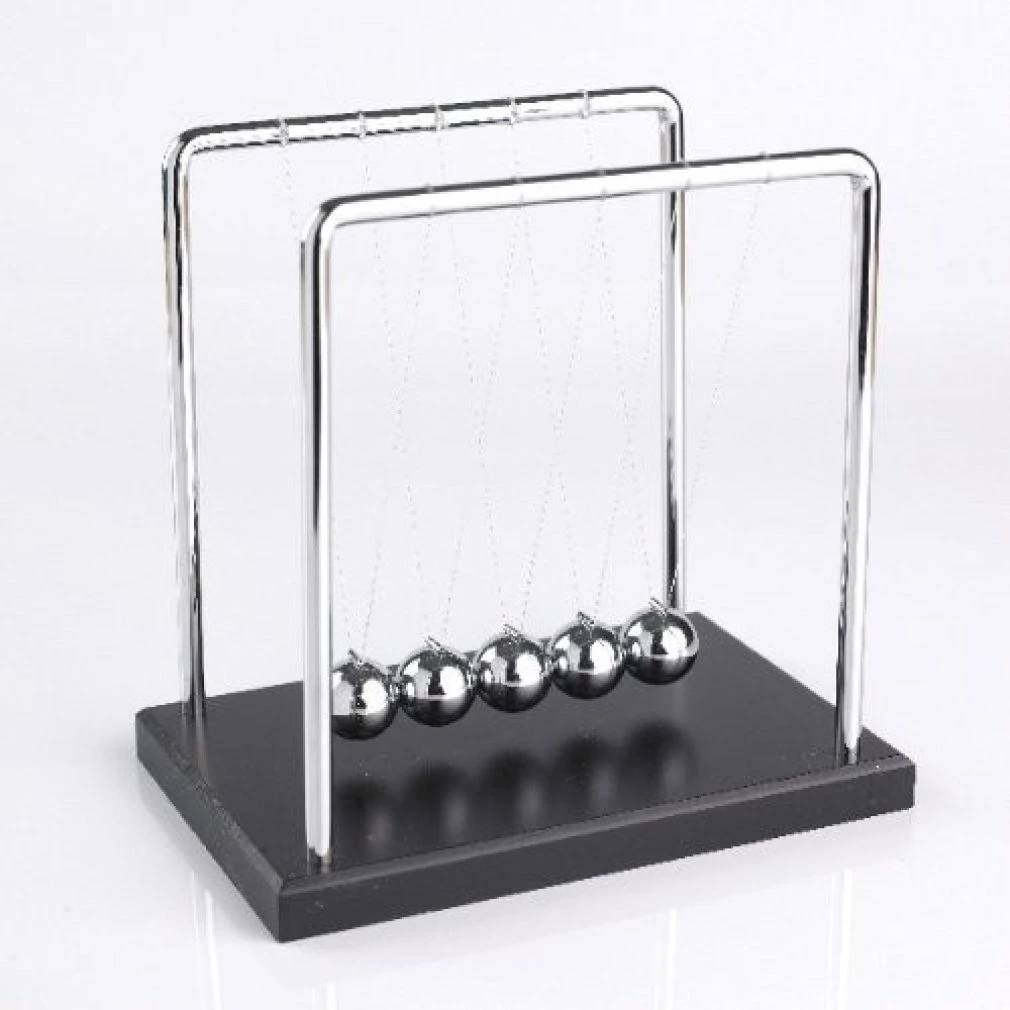 Newton's Cradle - Large with wooden base