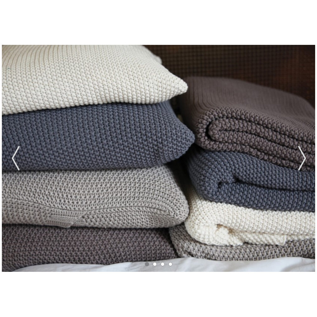 Moss Stich Cotton Throw