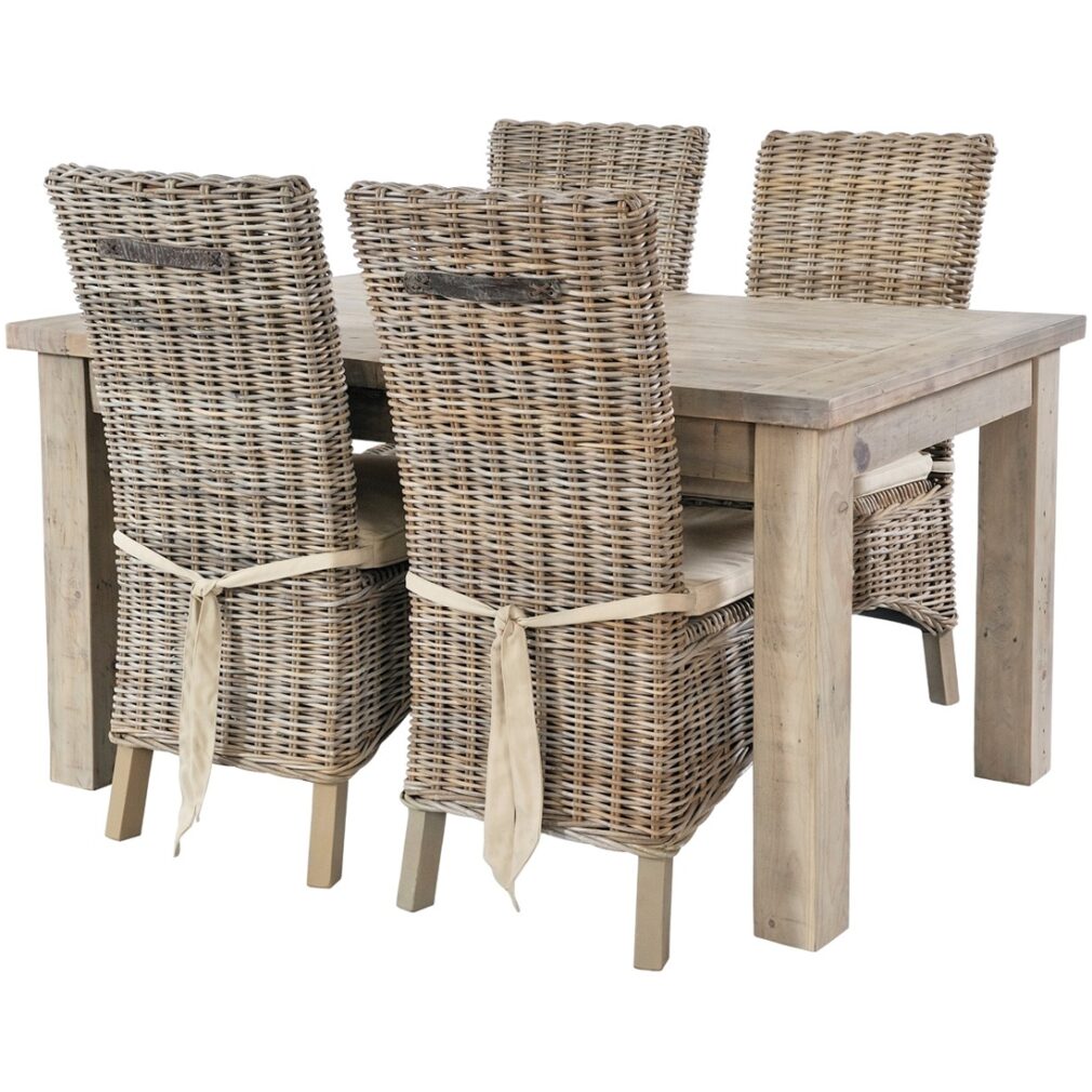 Saltash Dining Furniture - Extending Dining Table 140 (ext-190)