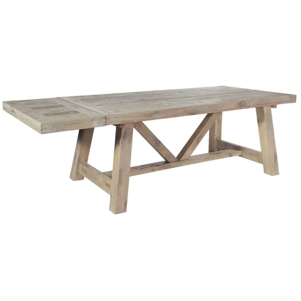 Saltash Dining Furniture - Extending Dining Table 200 (ext 290) - extension panels sold separatley