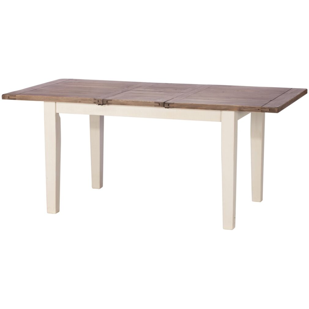 140 Cm Ext Dining Table - Cotswold Dining Furniture - Bundle with 4x metal chairs