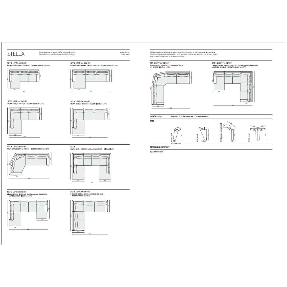 Stella 2 seater Sofa by Sits