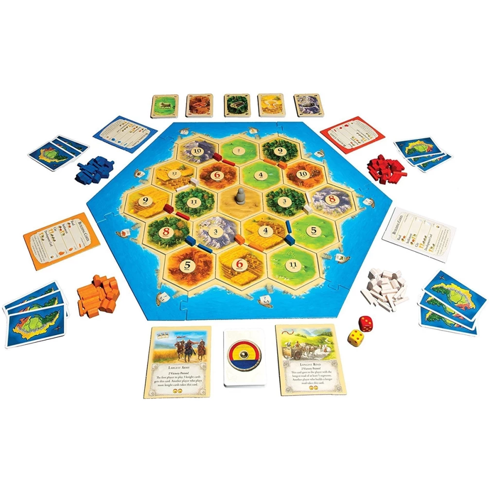 Catan Board Game - Trade Build Settle