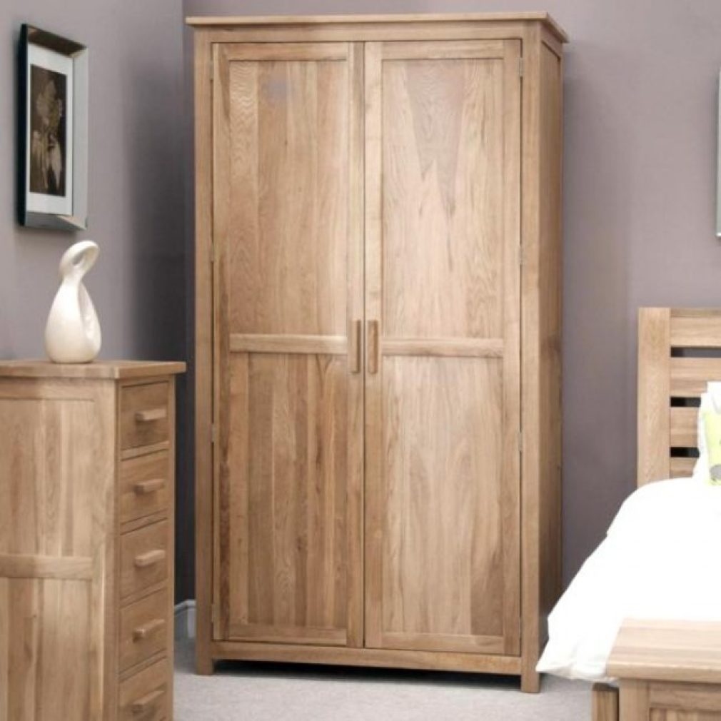 EX DISPLAY - Opus Oak Wardrobe - full length
