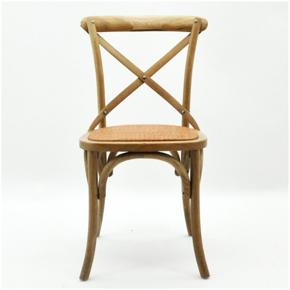 Cintra Cross Back / bent wood Dining Chair - Natural oak finish