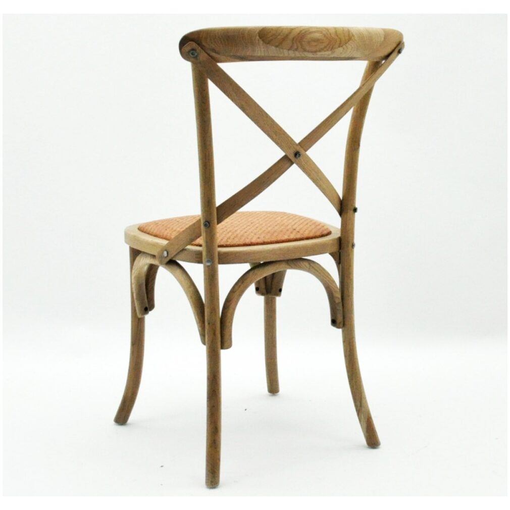 Cintra Cross Back / bent wood Dining Chair - Natural oak finish