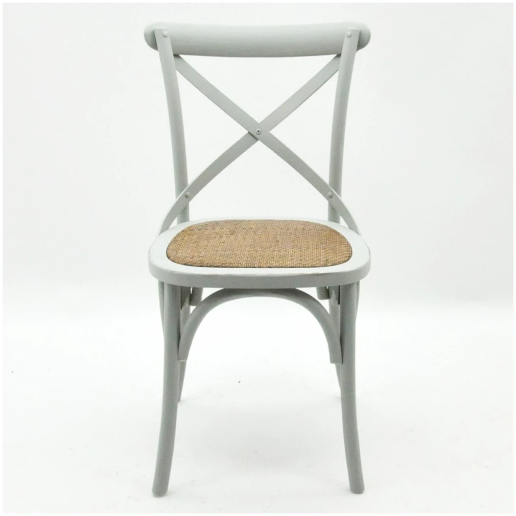 Cintra Cross Back / bent wood Dining Chair - French Grey