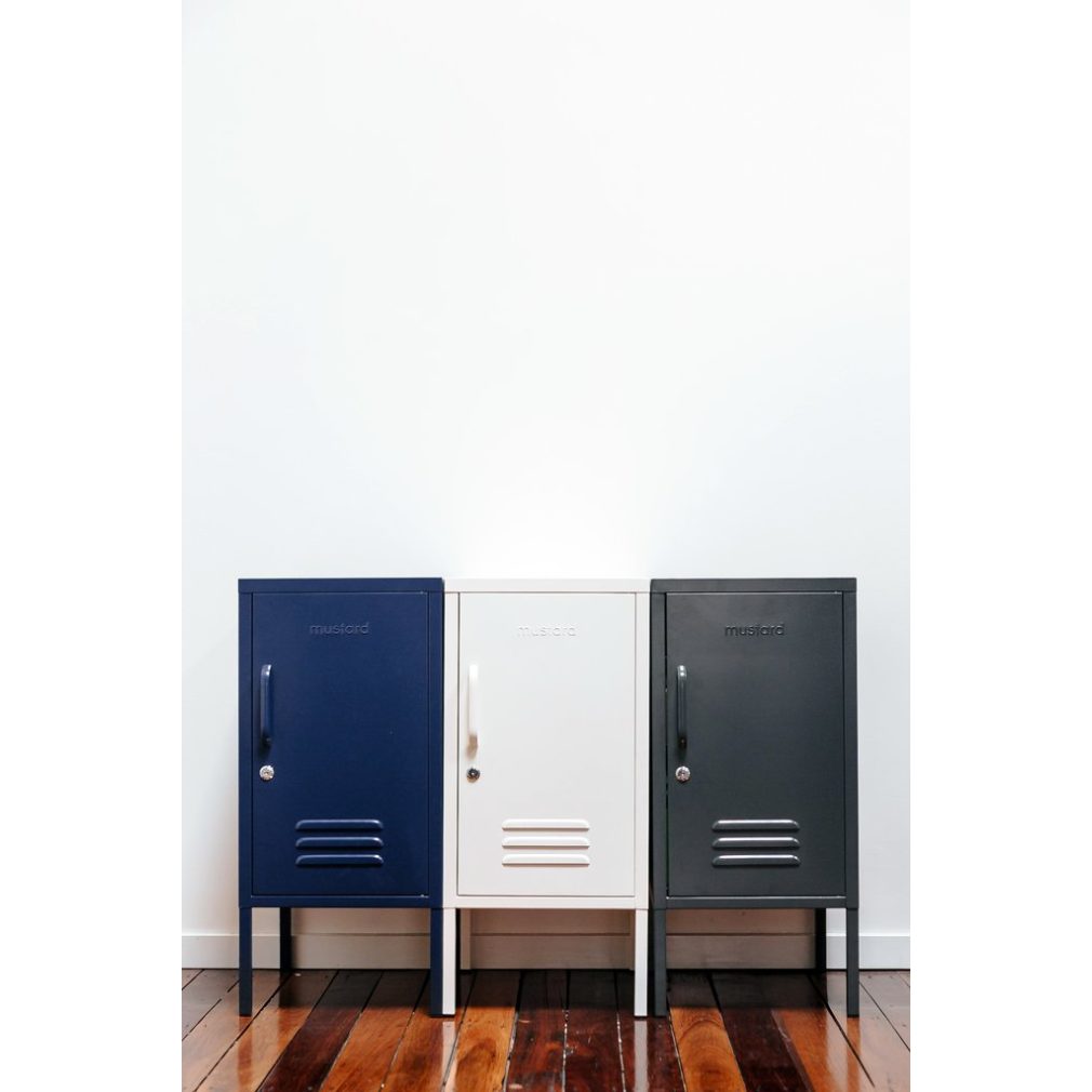 2x Shorty Lockers by Mustard Made - White - special offer