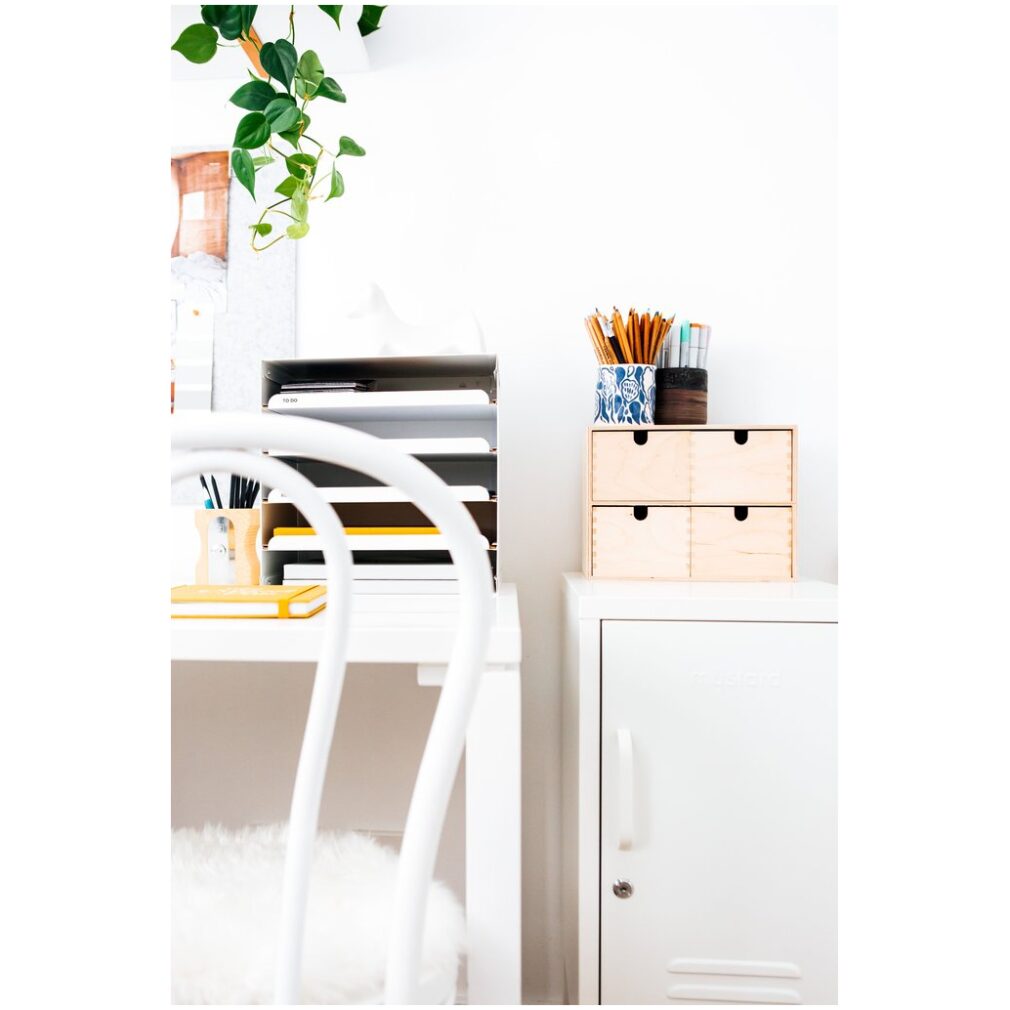 2x Shorty Lockers by Mustard Made - White - special offer