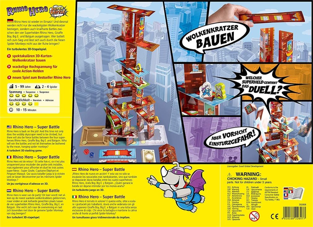 Rhino Hero Super Battle Game by Haba