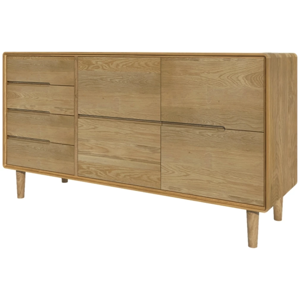 Scandic Large Sideboard - Solid Oak