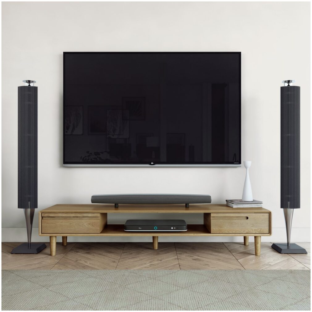 Scandic Wide TV Unit - Solid Oak