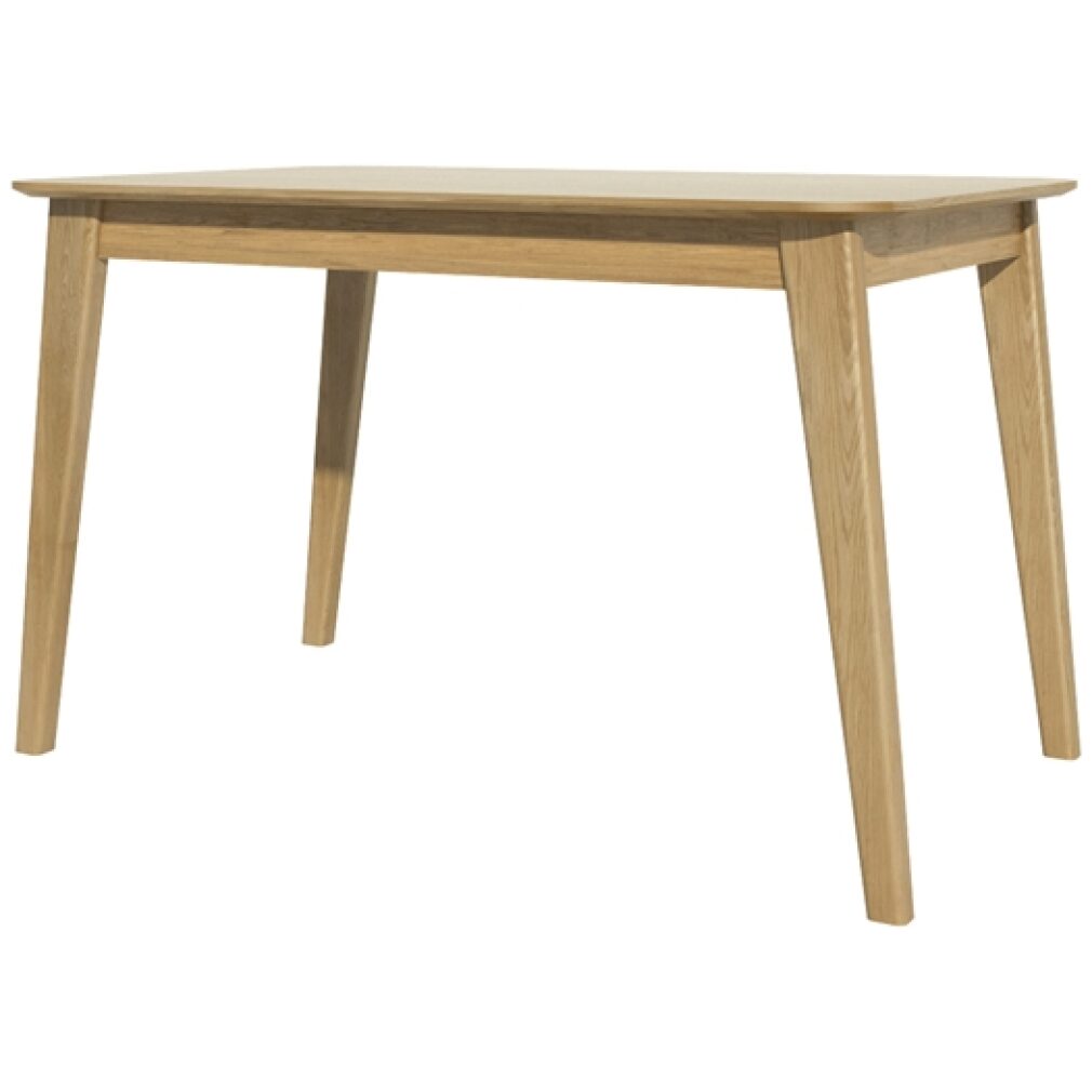 Scandic Dining Table 125cm - Solid Oak