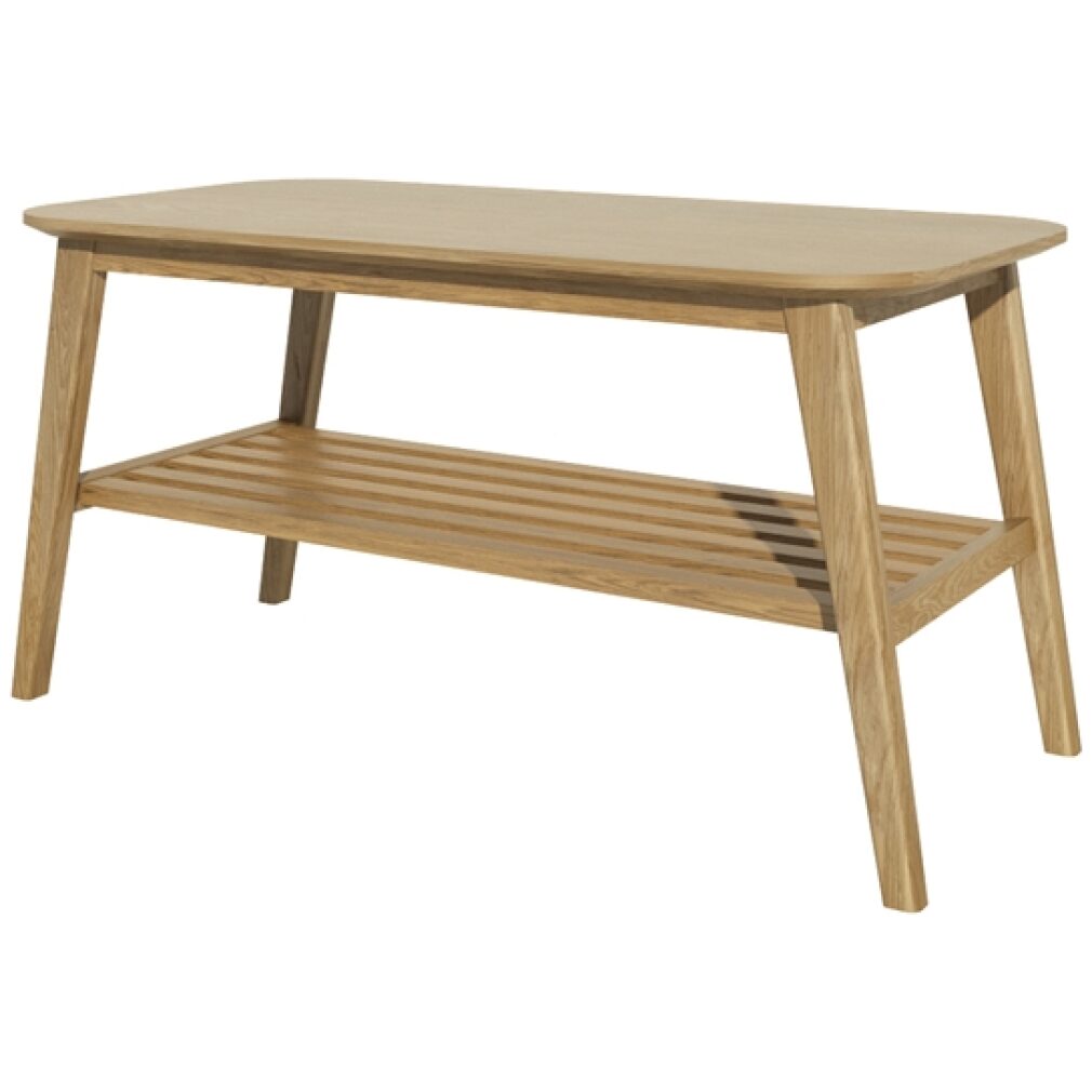 Scandic Coffee Table 36x18 inches - Solid Oak