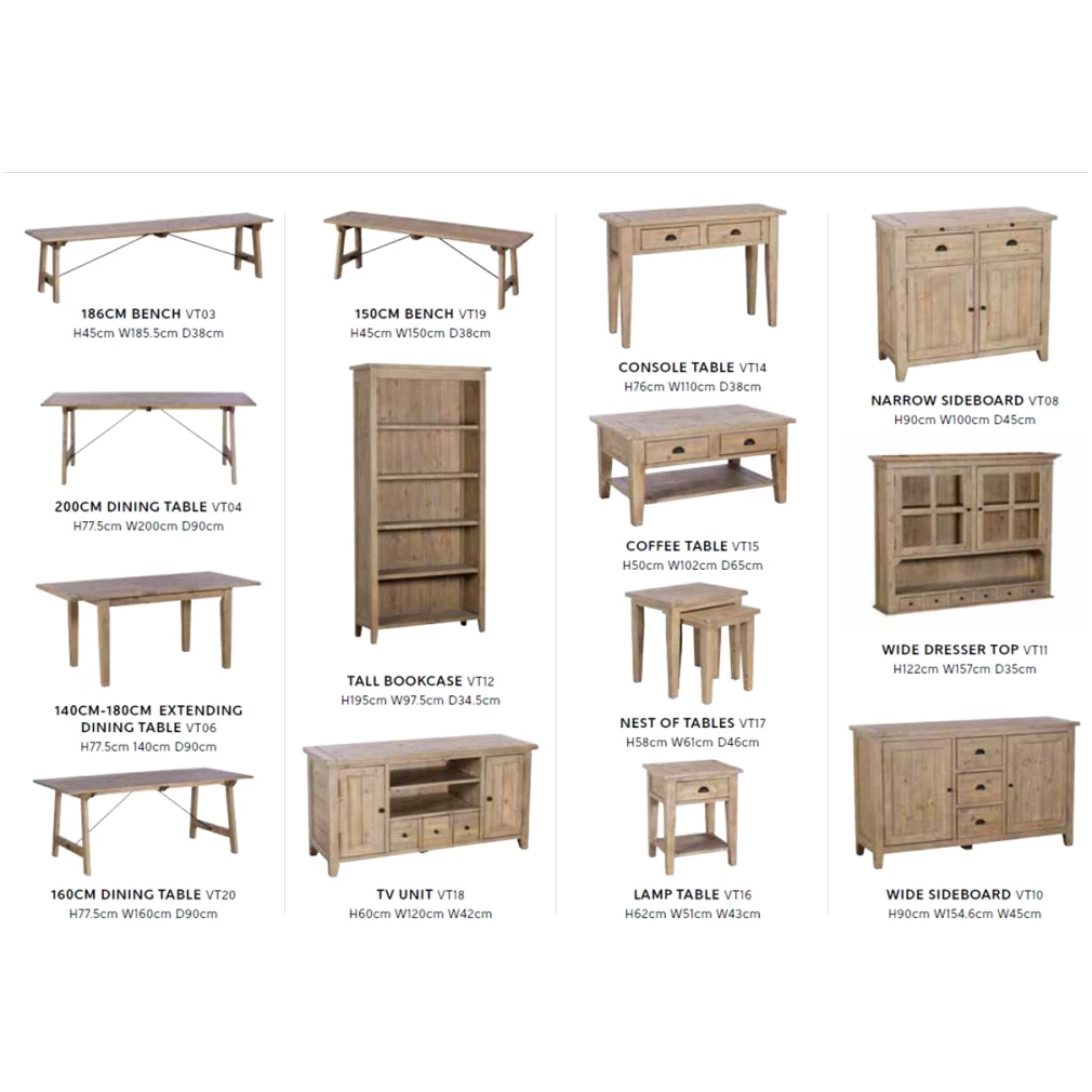 EX Display - Valetta Dining Furniture - Narrow Sideboard