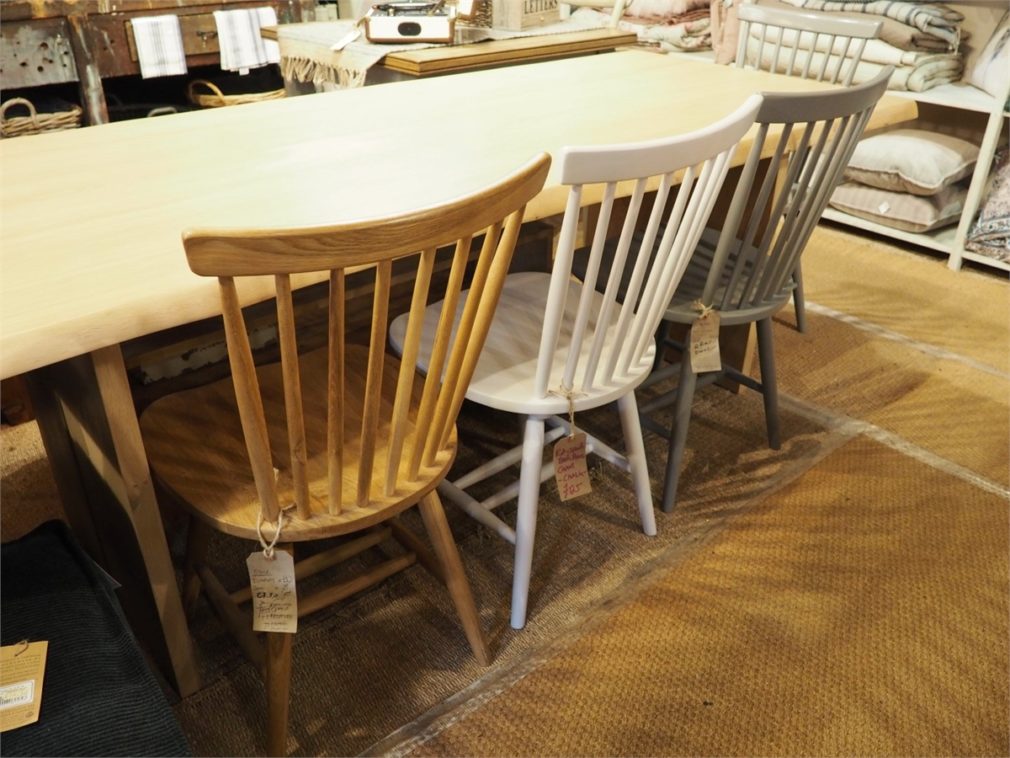 Malmo 210cm Dining Table - now 65% Off - with Spindle back chair offer