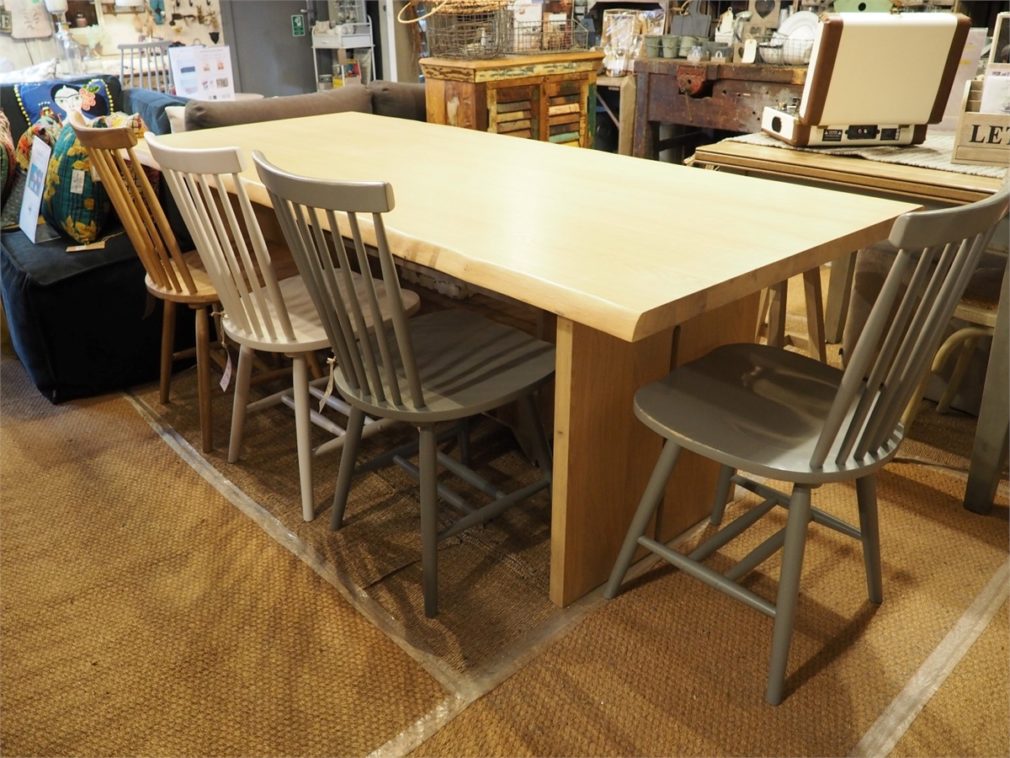 Malmo 210cm Dining Table - now 65% Off - with Spindle back chair offer