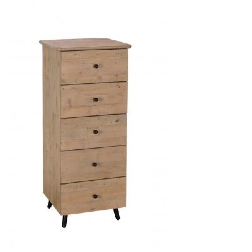 Valetta Bedroom Furniture - 5 drawer Chest / tall boy