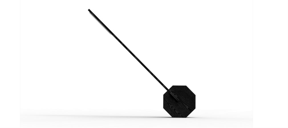 Gingko Octagon One Desklight - Black