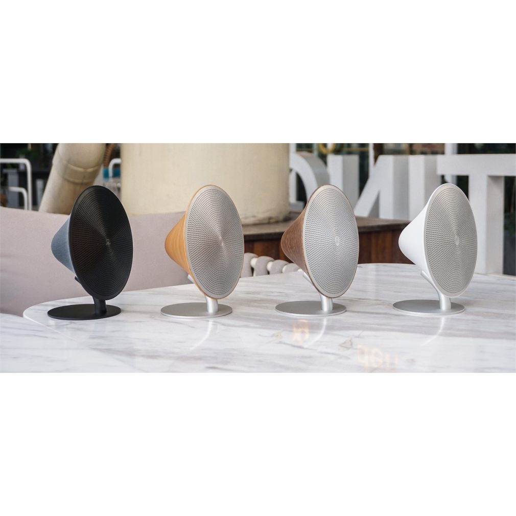 Gingko Mini Halo Speaker- white