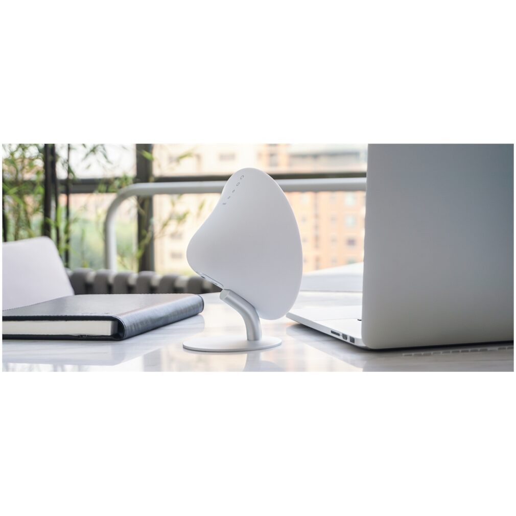 Gingko Mini Halo Speaker- white