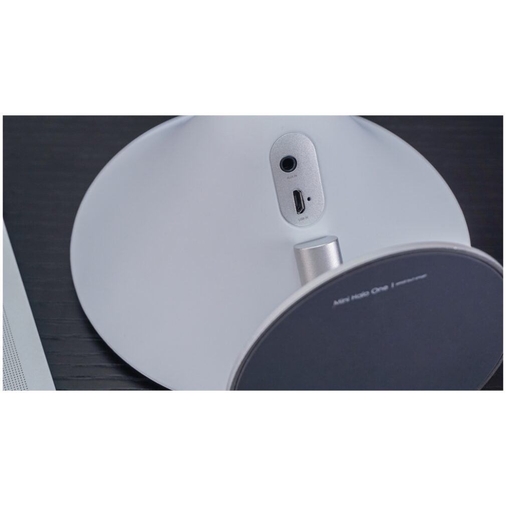 Gingko Mini Halo Speaker- white