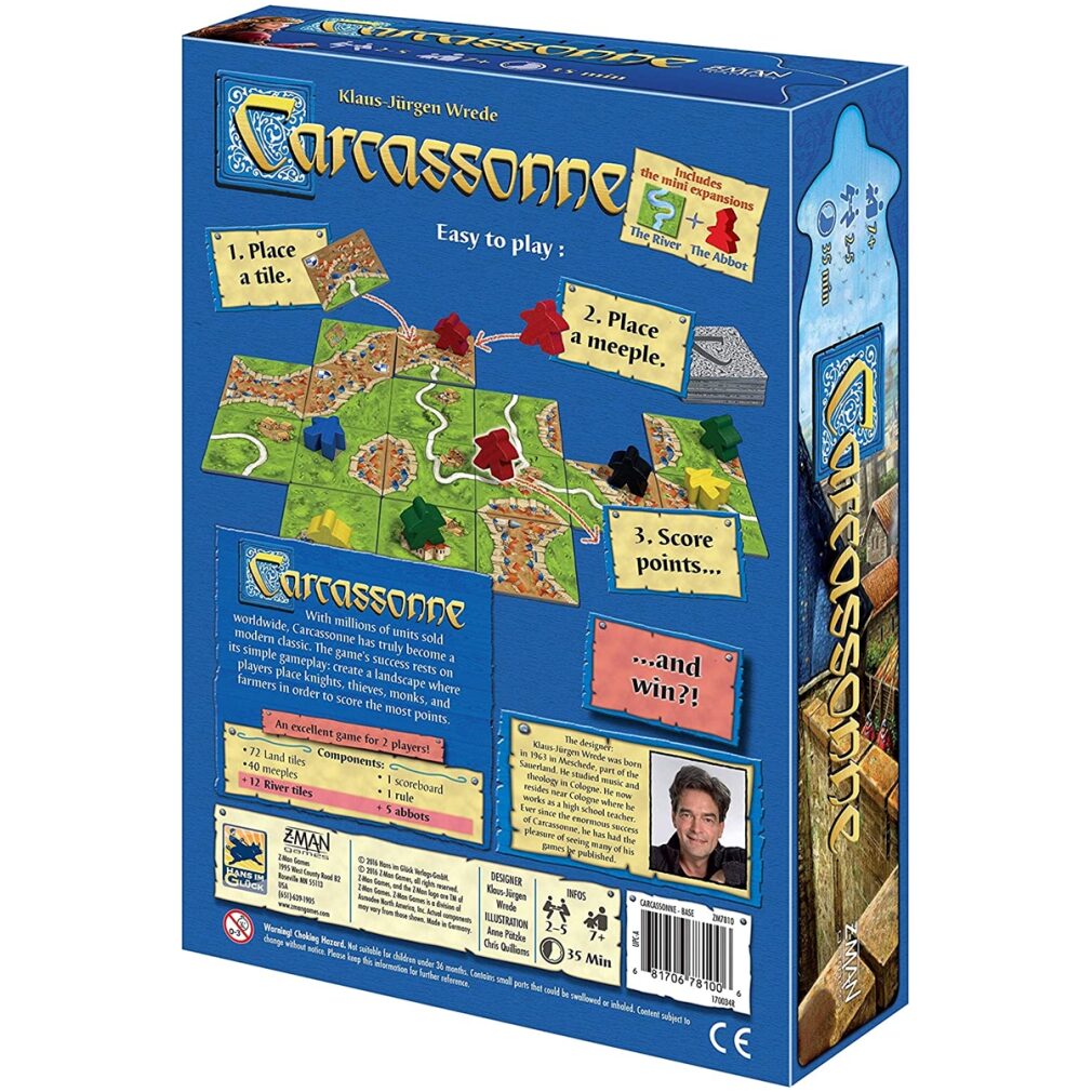Carcassonne game - board game