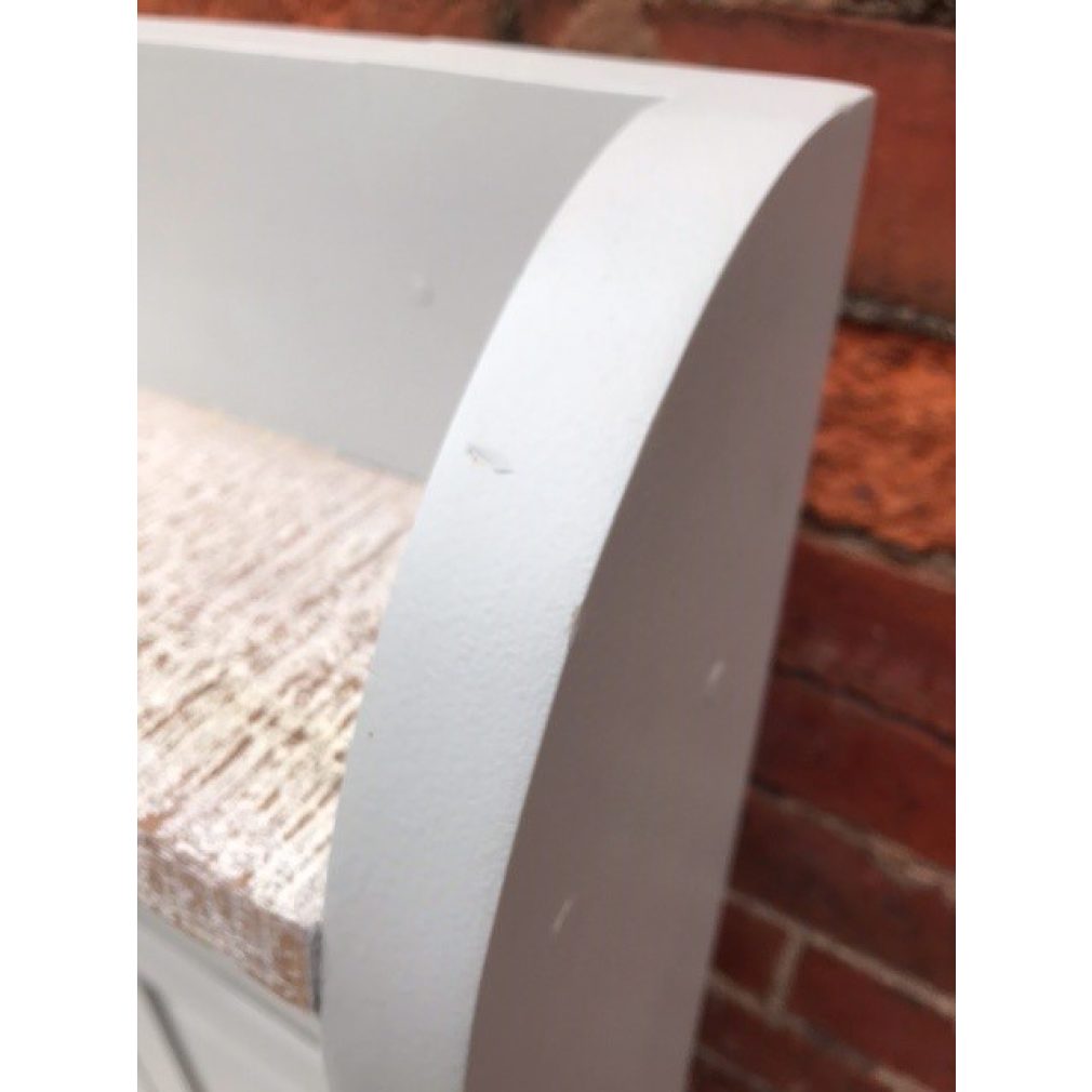 Ex Display - Cottonwood 2 Seater Hall Bench High Back - formerly called Provence Monks bench - French Grey